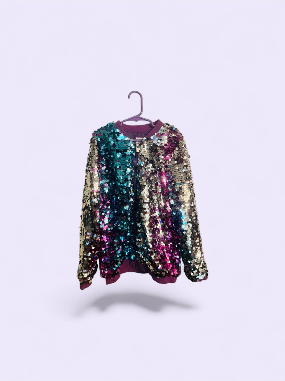 More Than Magic Reversible Sequin Hoodie - Teal, Gold, Magenta